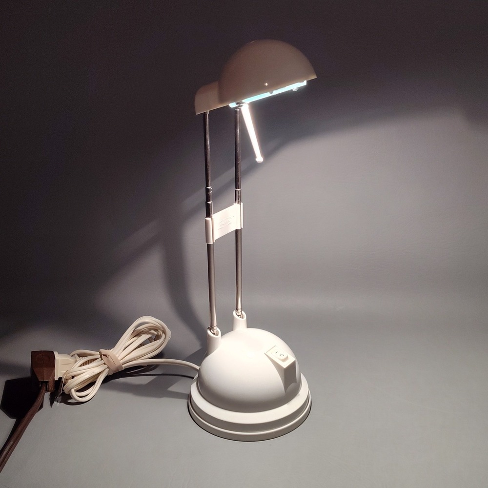 Vintage IKEA Espressivo Telescopic Desk Lamp Cream Almond Adjustable Height